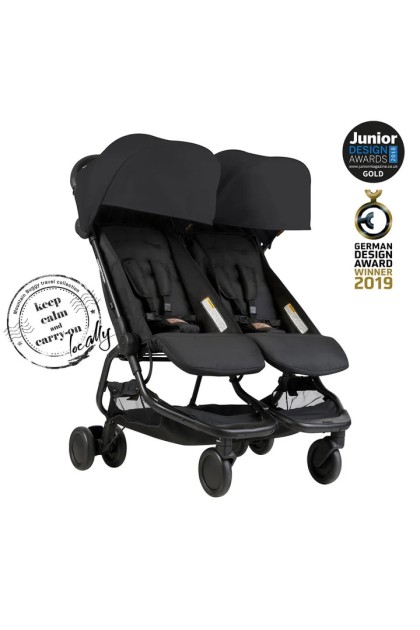 Mountain Buggy Nano Duo Stroller - Black (Display)