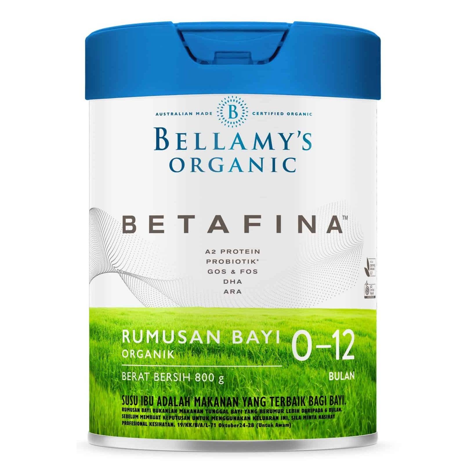 Bellamy's Betafina Step 1 Infant Formula Milk 800g